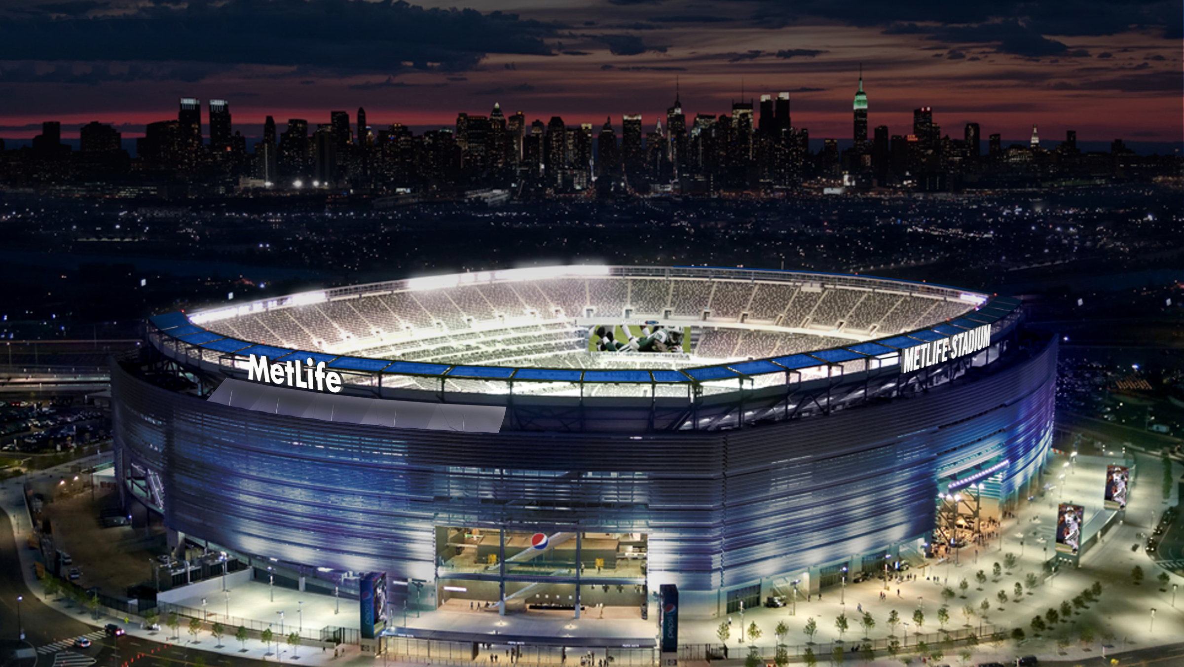 From Giants to Jets: Morphing MetLife Stadium 